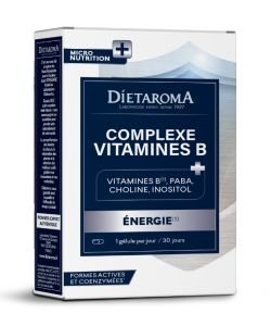Complexe Vitamines B, 30&nbsp;gélules